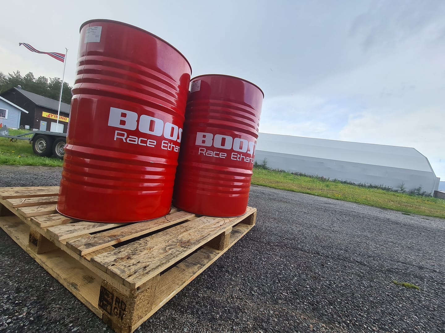Boost Racefuel fat utenfor JAAS
