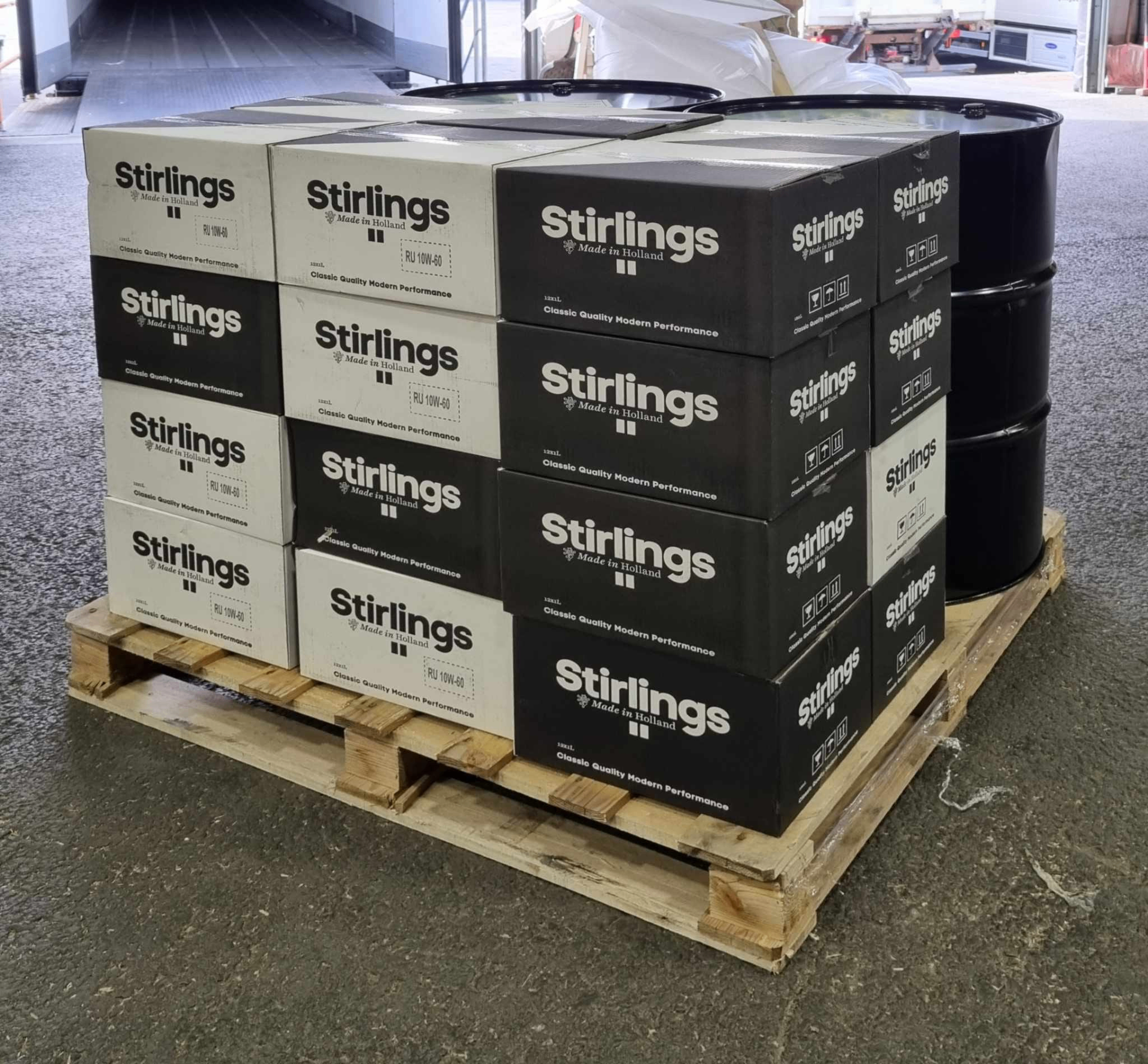Pall med Stirlings smøreolje hos JAAS